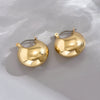 1 Pair Retro Simple Style Solid Color Ferroalloy Earrings