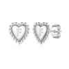 1 Pair Casual Elegant Letter Heart Shape Plating Copper 14k Gold Plated Ear Studs