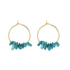 1 Pair Ig Style Simple Style Color Block Plating Copper 18k Gold Plated Hoop Earrings