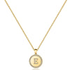 Casual Classic Style Shiny Round Letter Copper 14k Gold Plated Zircon Pendant Necklace In Bulk