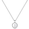 Casual Classic Style Shiny Round Letter Copper 14k Gold Plated Zircon Pendant Necklace In Bulk