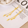 1 Pair Simple Style Flower Bow Knot Copper Plating Drop Earrings