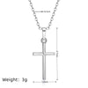 Casual Simple Style Cross Alloy Inlay Zircon Unisex Pendant Necklace