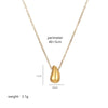 Ig Style Vintage Style Water Droplets Stainless Steel Polishing Plating 18k Gold Plated Pendant Necklace