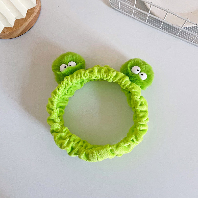 Cute Frog Coral Fleece Hair Band 1 Piece