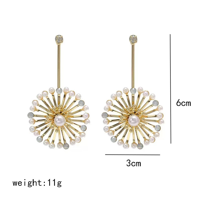 1 Pair Fashion Devil's Eye Alloy Inlay Zircon Gold Plated Women's Drop Earrings