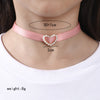 Cute Solid Color Gold Plated Alloy Wholesale Choker