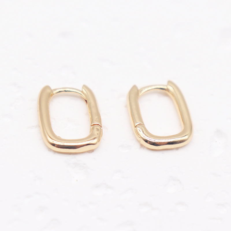 1 Pair Casual Classic Style Geometric Plating Alloy Gold Plated Silver Plated Earrings