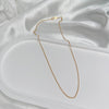 Simple Style Solid Color Sterling Silver Plating Necklace