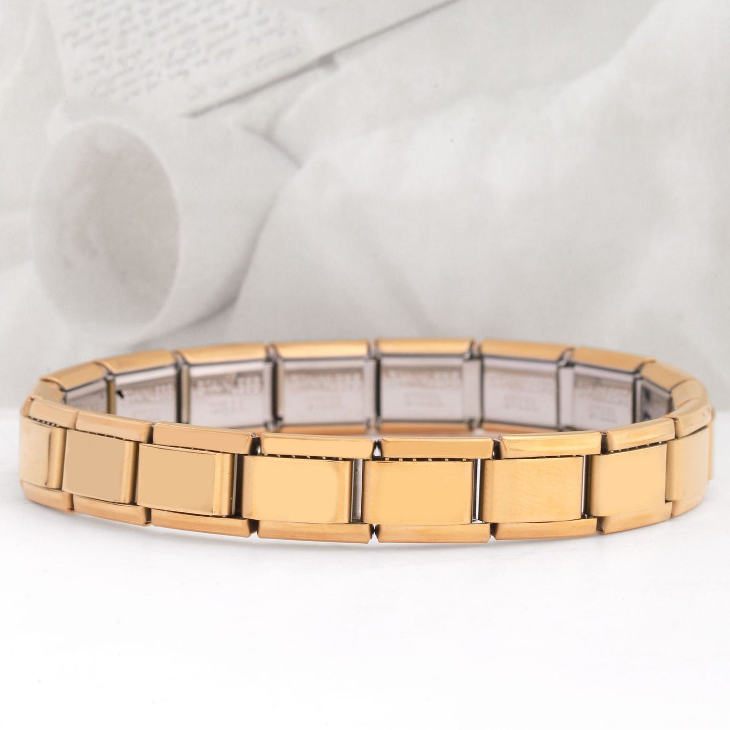 Hip-hop Retro Solid Color Stainless Steel Plating Bracelets