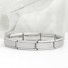 Hip-hop Retro Solid Color Stainless Steel Plating Bracelets