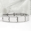 Hip-hop Retro Solid Color Stainless Steel Plating Bracelets