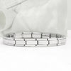 Hip-hop Retro Solid Color Stainless Steel Plating Bracelets