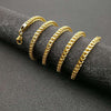 Men Hip Hop Geometric Titanium Steel PVD Plating Necklaces
