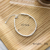 Ig Style Retro Solid Color Sterling Silver Plating Inlay Zircon Bracelets