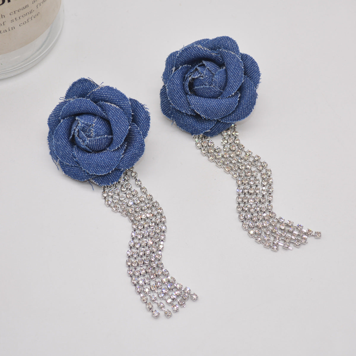 1 Pair Sweet Geometric Flower Plating Alloy Drop Earrings