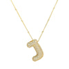 Simple Style Classic Style Letter Copper 18k Gold Plated Pendant Necklace In Bulk