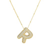 Simple Style Classic Style Letter Copper 18k Gold Plated Pendant Necklace In Bulk