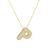 Simple Style Classic Style Letter Copper 18k Gold Plated Pendant Necklace In Bulk