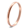 Simple Style Solid Color Titanium Steel Polishing Plating Bangle