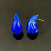 1 Pair Vintage Style Water Droplets Stoving Varnish Plastic Ear Studs