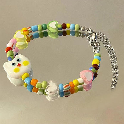 Sweet Clouds Cartoon Rhombus Alloy Wholesale Bracelets