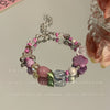 Sweet Color Block Water Droplets Alloy Wholesale Bracelets