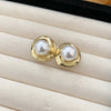 1 Pair Simple Style Commute Water Droplets Plating Alloy Gold Plated Ear Studs