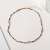 Retro Classic Style Geometric Natural Stone Copper Unisex Necklace