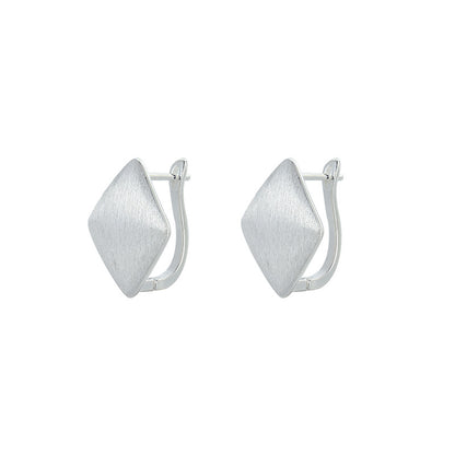 1 Pair Ig Style Elegant Basic Geometric Resin Sterling Silver Ear Studs