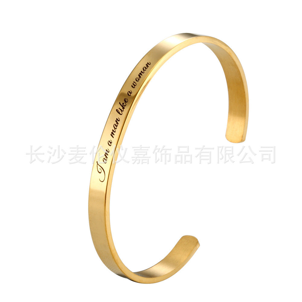 Fashion Arrow Stainless Steel Bangle Stainless Steel Bracelets