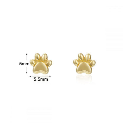 1 Pair Elegant Simple Style Animal Heart Shape Plating Inlay Copper Pearl 18k Gold Plated Drop Earrings Ear Cuffs Ear Studs