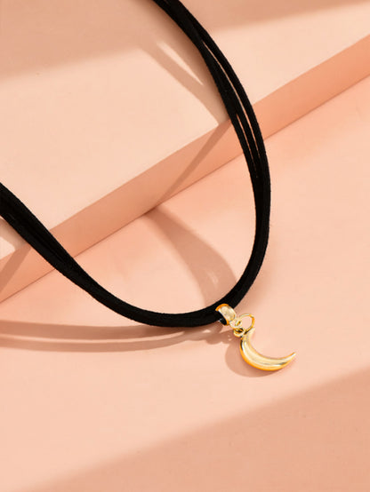 Streetwear Moon Alloy Women's Necklace