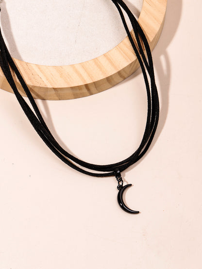 Streetwear Moon Alloy Women's Necklace