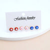 1 Set Casual Cute Simple Style Devil's Eye Alloy Ear Studs