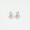 1 Pair Simple Style Star Titanium Steel Plating Drop Earrings