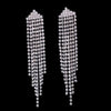 1 Pair Simple Style Geometric Solid Color Plating Inlay Alloy Rhinestones Drop Earrings