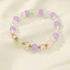 Cute Sweet Solid Color Glass Wholesale Bracelets