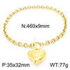 Wholesale Fashion Geometric Stainless Steel Plating Bracelets Necklace