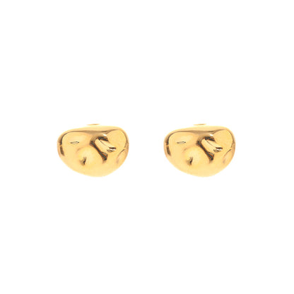 1 Pair Simple Style Solid Color Plating Copper Ear Studs