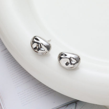 1 Pair Simple Style Solid Color Plating Copper Ear Studs