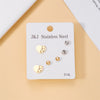 Wholesale Jewelry Simple Style Star Tree Heart Shape Stainless Steel Alloy Rhinestones Plating Inlay Ear Studs