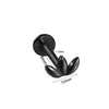 1 Piece Lip Rings Casual Leaf 304 Stainless Steel Plating 18K Gold Plated