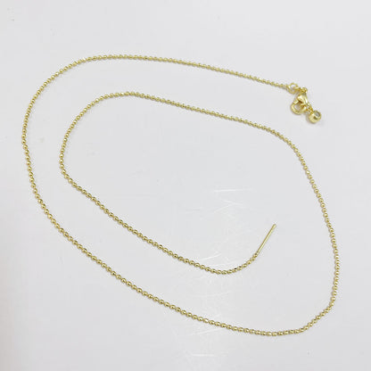 Simple Style Classic Style Solid Color Copper 18k Gold Plated 24k Gold Plated White Gold Plated Necklace In Bulk