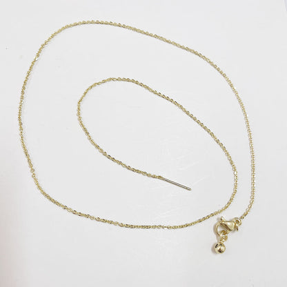 Simple Style Classic Style Solid Color Copper 18k Gold Plated 24k Gold Plated White Gold Plated Necklace In Bulk