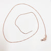 Simple Style Classic Style Solid Color Copper 18k Gold Plated 24k Gold Plated White Gold Plated Necklace In Bulk