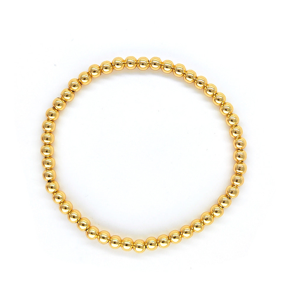 Simple Style Commute Solid Color Metal Wholesale Bracelets