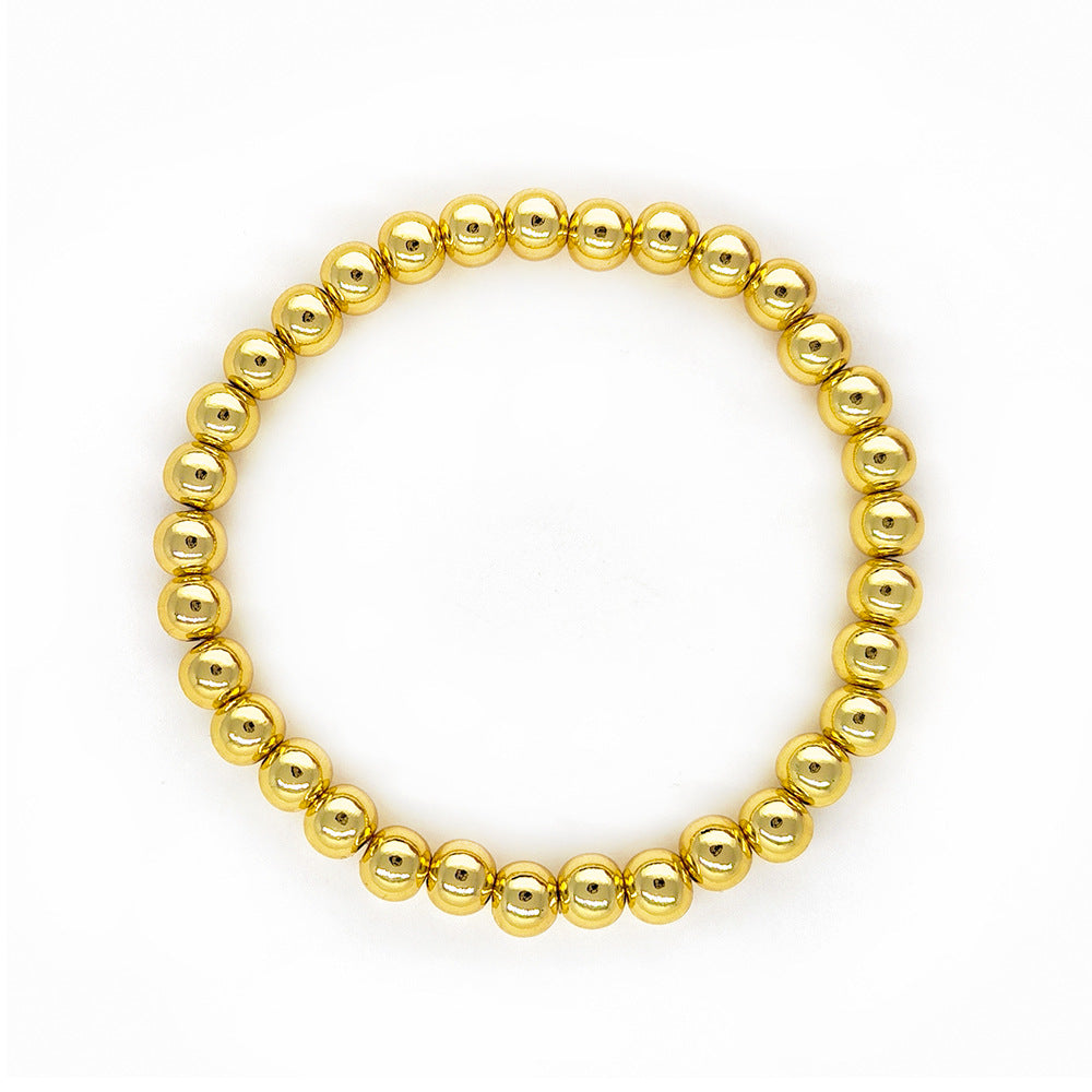 Simple Style Commute Solid Color Metal Wholesale Bracelets