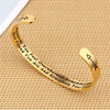 Casual Elegant Classic Style Letter Stainless Steel Polishing Bangle