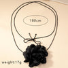 Elegant Retro Sexy Flower Cloth Women's Choker